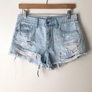 American Eagle Women's High Rise Button Fly Shorts Size 6